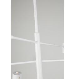 Lampadario design industriale in metallo bianco - Arrediorg