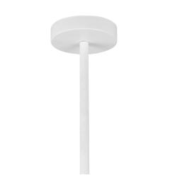 Lampadario design industriale in metallo bianco - Arrediorg