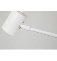 Lampadario design industriale in metallo bianco - Arrediorg