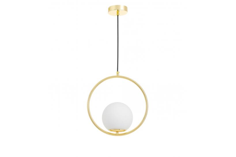 Lampadario a sospensione design moderno in metallo oro - Arrediorg Lampadario a sospensione design moderno in metallo oro - Arrediorg