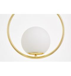 Lampadario a sospensione design moderno in metallo oro - Arrediorg