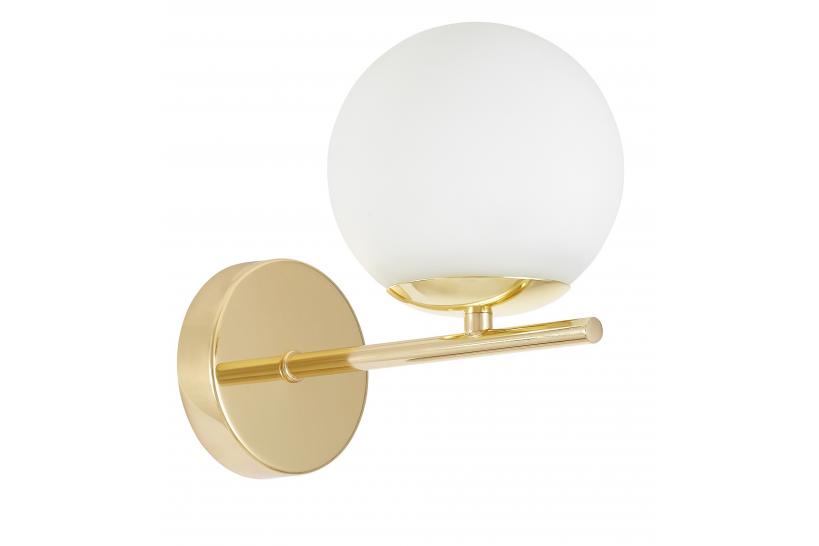 Applique da muro con paralume a sfera - Arrediorg