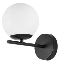 Lampada da parete metallo nero - Arrediorg