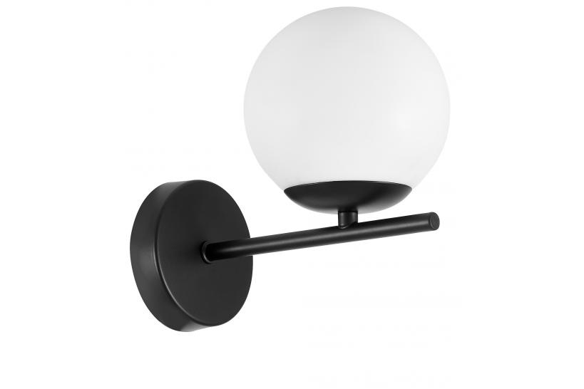 Lampada da parete metallo nero - Arrediorg