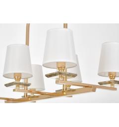 Lampada a sospensione LIMERA oro e bianco - Arrediorg