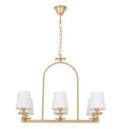 Lampada a sospensione LIMERA oro e bianco - Arrediorg