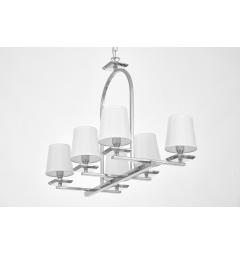 Lampadario a sospensione LIMERA cromo e bianco - Arrediorg
