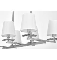 Lampadario a sospensione LIMERA cromo e bianco - Arrediorg
