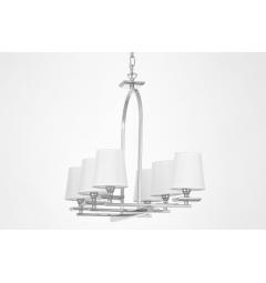 Lampadario a sospensione LIMERA cromo e bianco - Arrediorg