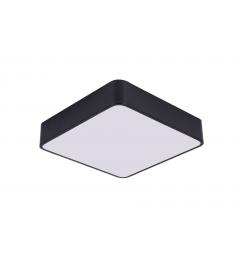 Plafoniera da soffitto con 5 punti luce in metallo nero - Arrediorg