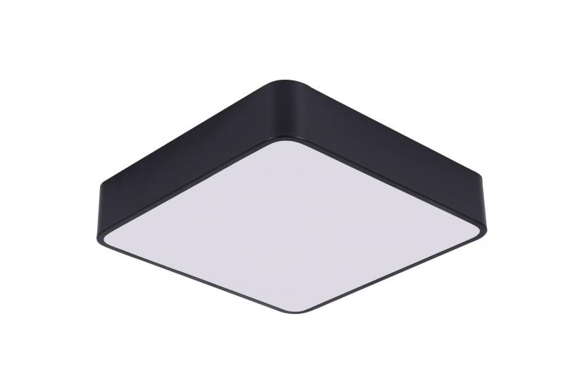 Plafoniera da soffitto con 5 punti luce in metallo nero - Arrediorg