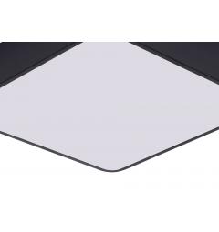 Plafoniera da soffitto con 5 punti luce in metallo nero - Arrediorg