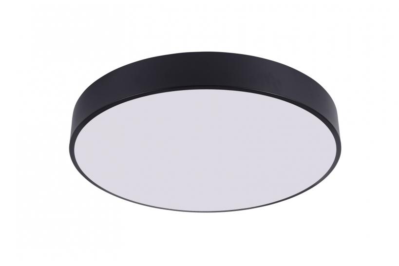 Lampadario da soffitto moderno di design paralume metallo color nero - Arrediorg