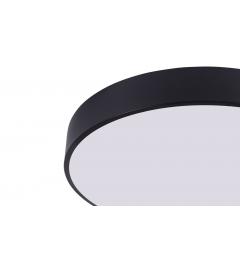 Lampadario da soffitto moderno di design paralume metallo color nero - Arrediorg