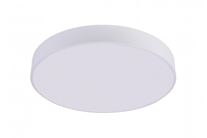 Lampadario da soffitto moderno di design paralume metallo bianco - Arrediorg
