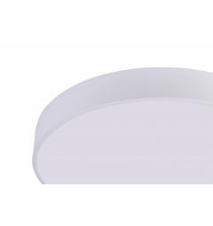 Lampadario da soffitto moderno di design paralume metallo bianco - Arrediorg