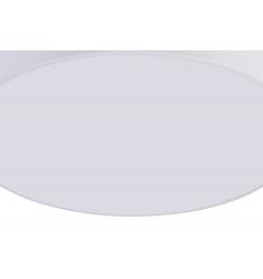 Lampadario da soffitto moderno di design paralume metallo bianco - Arrediorg