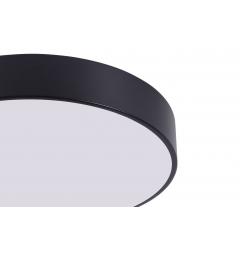 Lampadario da soffitto moderno di design paralume metallo color nero - Arrediorg