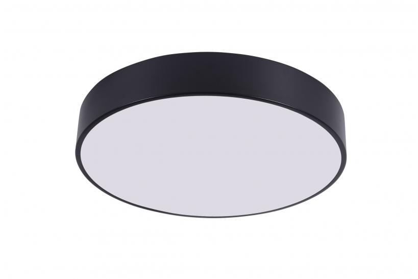 Lampadario da soffitto moderno di design paralume metallo color nero - Arrediorg