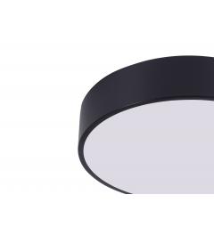 Lampadario da soffitto moderno di design paralume metallo nero - Arrediorg