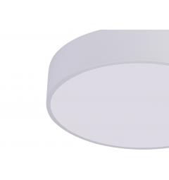 Plafoniera moderna di design paralume metallo bianco - Arrediorg