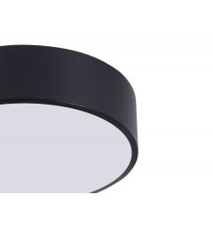 Plafoniera design moderno in metallo nero - Arrediorg