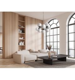 Lampadario a sfere nero 9 punti luce circolare - Arrediorg Lampadario a sfere nero 9 punti luce circolare - Arrediorg