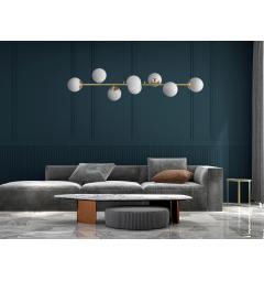 Lampadario a 8 sfere sfera con placca a soffitto FINO W8 - Arrediorg