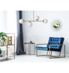 Lampadario con asta ottone 4 sfere FINO W4 - Arrediorg Lampadario con asta ottone 4 sfere FINO W4 - Arrediorg