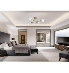 Lampada da soffitto ottone a sfera FINO W4 - Arrediorg