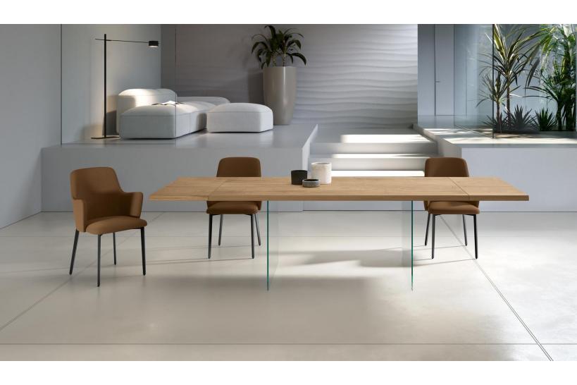 Tavolo da pranzo allungabile INCONTRO 200/300x100 cm