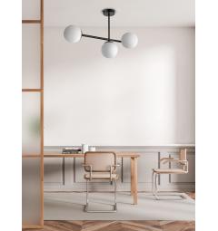 Lampadario design moderno struttura in metallo nero LEDO W3 - Arrediorg Lampadario design moderno struttura in metallo nero LEDO W3 - Arrediorg