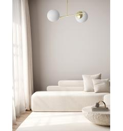 Lampadario design moderno struttura in metallo oro LEDO W2 - Arrediorg