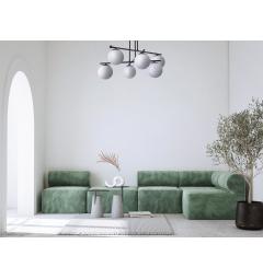 Lampada a sospensione con 6 punti luce design moderno - Arrediorg Lampada a sospensione con 6 punti luce design moderno - Arrediorg