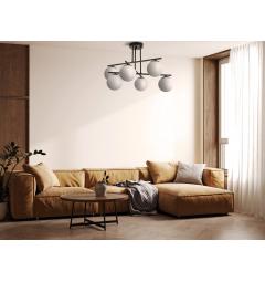 Lampada a sospensione con 6 punti luce design moderno - Arrediorg Lampada a sospensione con 6 punti luce design moderno - Arrediorg
