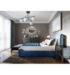 Lampadario design moderno LEDO W4 in metallo nero - Arrediorg Lampadario design moderno LEDO W4 in metallo nero - Arrediorg