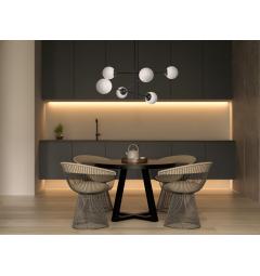 Lampada a sospensione con 6 punti luce design moderno - Arrediorg Lampada a sospensione con 6 punti luce design moderno - Arrediorg