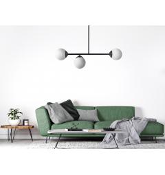 Lampadario design moderno struttura in metallo nero FINO W3 - Arrediorg Lampadario design moderno struttura in metallo nero FINO W3 - Arrediorg