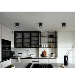 Lampada da soffitto design unico in metallo nero - Arrediorg