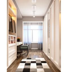 Applique a forma di tubo in metallo bianco - Arrediorg