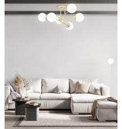 Lampada a sfera da soffitto oro FINO W6