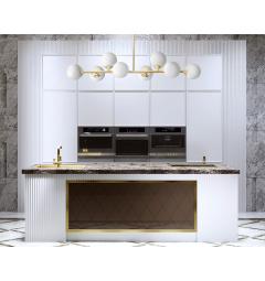 Lampadario glamour dorato a sfera 8 punti luce FINO W8