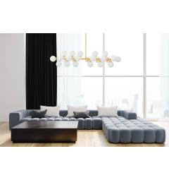 Lampadario da soffitto sfere bianco opaco oro PETRICA W24