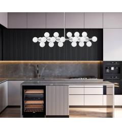 lampadario 24 bocce bianche cromo lampadario 24 bocce bianche cromo