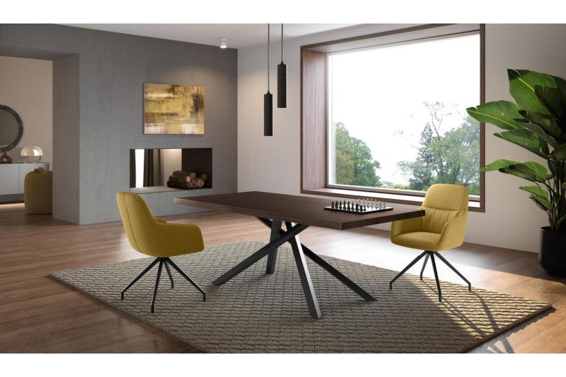 Tavolo rettangolare allungabile moderno SCATTO 200/300x100 cm