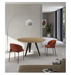 Tavolo rotondo in legno...