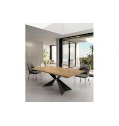 Tavolo rovere naturale allungabile rettangolare 160/240x90 TEMPRA