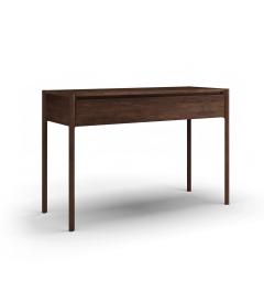 Consolle legno massello di rovere massello tabacco moderna