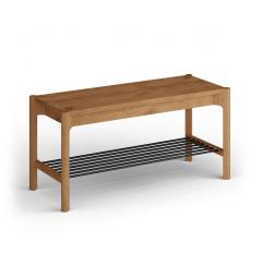 Scarpiera aperta in rovere massello naturale