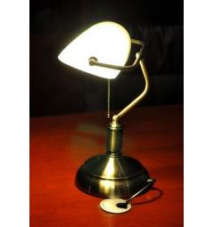  Lampada da tavolo serie Banchiere Ministeriale Bianco